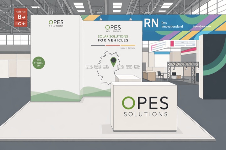 EXPRESS OPES Solutions: tall back wall and reception counter
